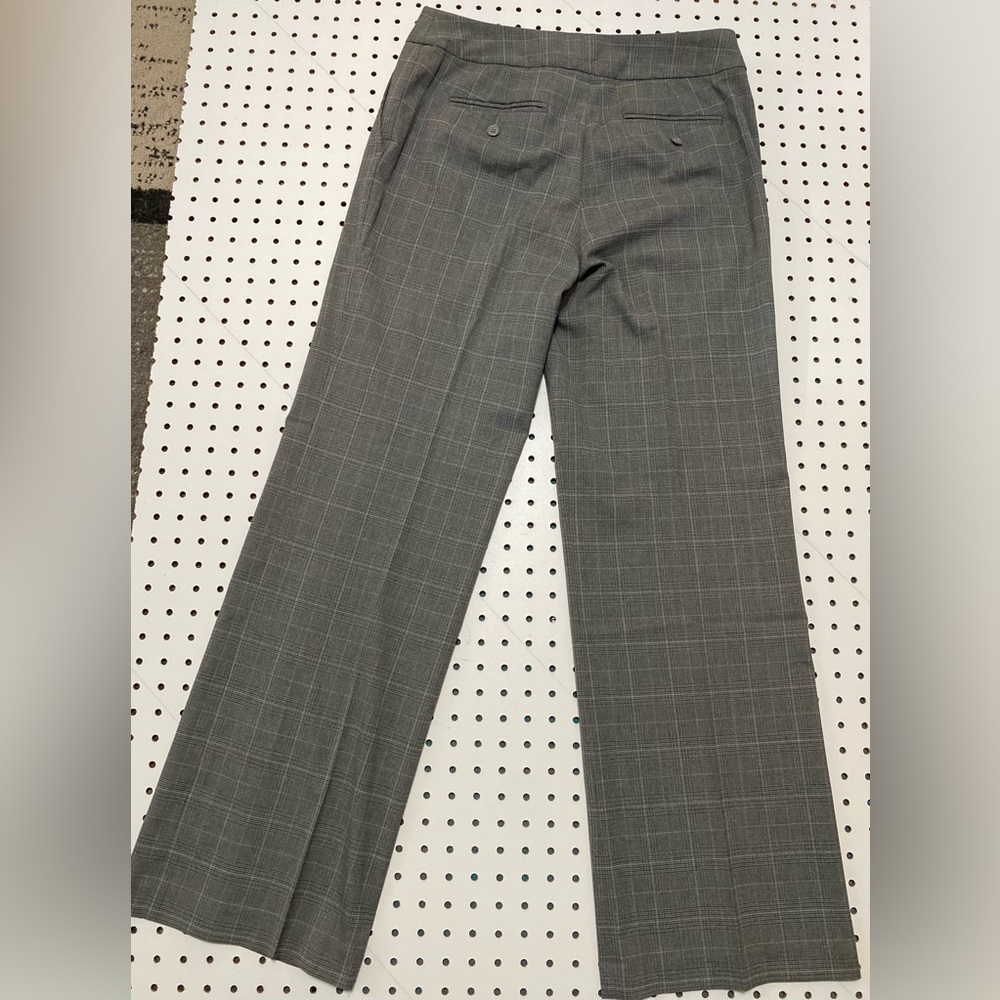 Liz Claiborne Women's Gray Plaid Trousers